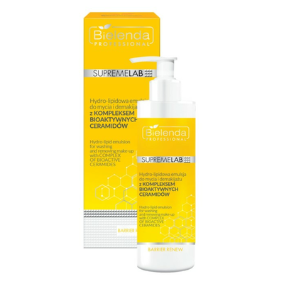 Bielenda Professional SupremeLAB Barrier Renew Hydro-Lipidowa Emulsja do Mycia i Demakijażu Twarzy 200ml