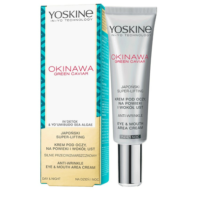 YOSKINE Okinava Green Caviar Krem pod oczy na Powieki i Wokół Ust 15ml