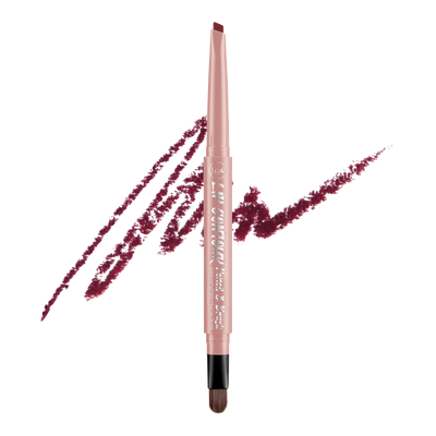J.Cat Beauty Lip Contour Automatyczna Konturówka do Ust z Pędzelkiem 206 Scarlet Berry Red