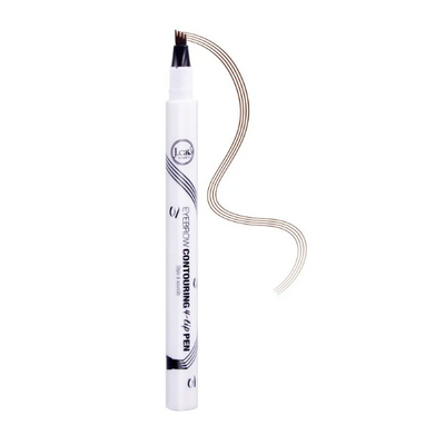 J.Cat Beauty Eyebrow Conturing 4-Tip Pen Precyzyjny Pisak do Brwi 102 Brown