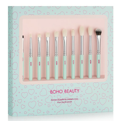 Boho Beauty Love Color Zestaw 10 Pędzli do Makijażu Oczu