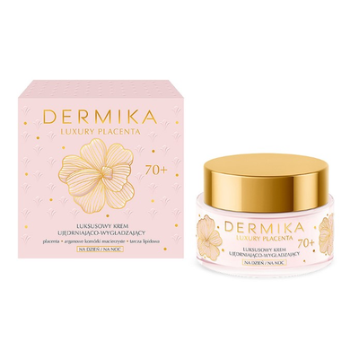 DERMIKA Luxury Placenta Luksusowy Krem Ujędrniająco-Wygładzający 70+ 50ml