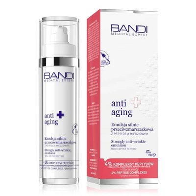 Bandi Anti-Aging Emulsja Silnie Przeciwzmarszczkowa z Peptydem Miedziowym 50ml