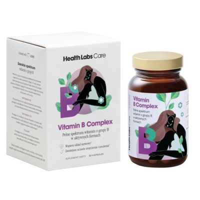 Health Labs Care Vitamin B Complex Suplement Diety 60 Kapsułek