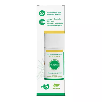 ECOCERA Suchy Szampon Oily Hair Włosy Przetłuszczające
