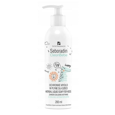 Seboradin Clean Bebe Ochronne Mydło w Płynie dla Dzieci 200ml