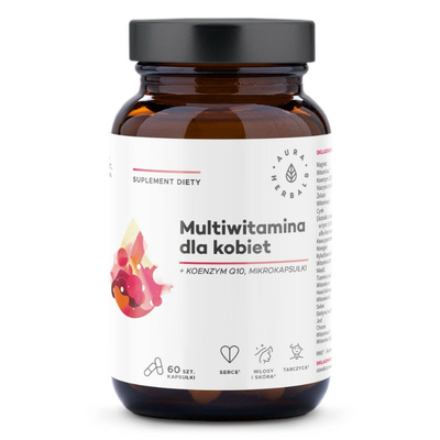 Aura Herbals Multiwitamina dla Kobiet Suplement Diety 60 Kapsułek