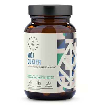 Aura Herbals Mój Cukier Suplement Diety 60 Kapsułek