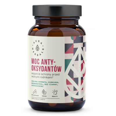Aura Herbals Moc Antyoksydantów Suplement Diety 60 Kapsułek