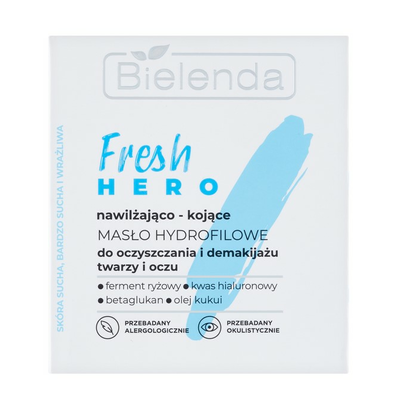 Bielenda Fresh Hero Nawilżająco-Kojące Masło Hydrofilowe do Demakijażu 40g