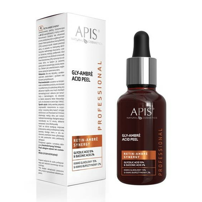 APIS Retin-Ambre Synergy Peeling z Kwasem Glikolowym 15% i Kwasem Bursztynowym 2% 30ml