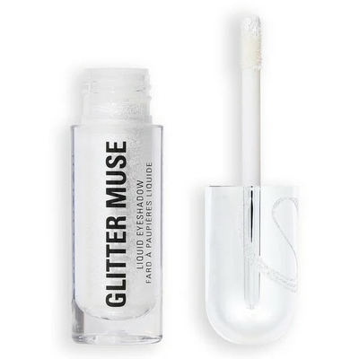 Makeup Revolution Glitter Muse Cień do Powiek w Płynie Silver