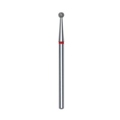 STALEKS Frez Diamentowy Kulka Czerwona 2,5mm