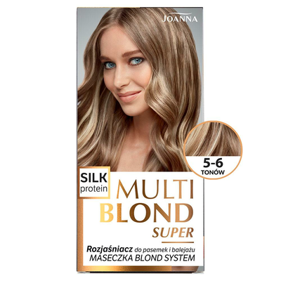 Joanna Multi Blond Super Rozjaśniacz do Pasemek i Balejażu 5-6 Tonów
