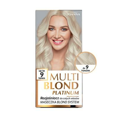 Joanna Multi Blond Platinum Rozjaśniacz do Całych Włosów do 9 Tonów