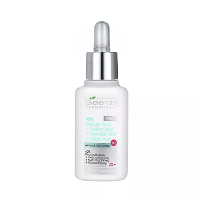 Bielenda Professional 40% Kwas Salicylowy + Kwas Azelainowy + Kwas Migdałowy + Kwas Mlekowy pH2 30ml 
