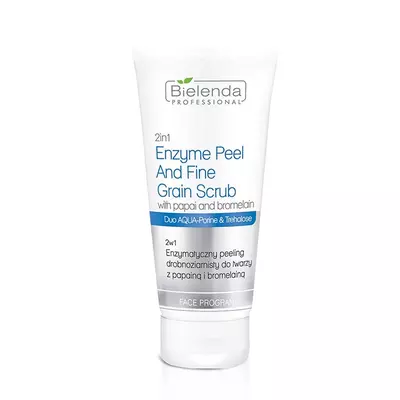 Bielenda Professional 2w1 Drobnoziarnisty Peeling Enzymatyczny z Papainą i Bromelainą 150ml