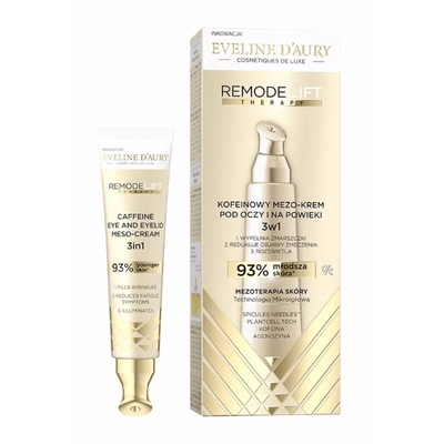 Eveline D'Aury Remodelift Kofeinowy Mezo-Krem pod Oczy i na Powieki 3w1 15ml