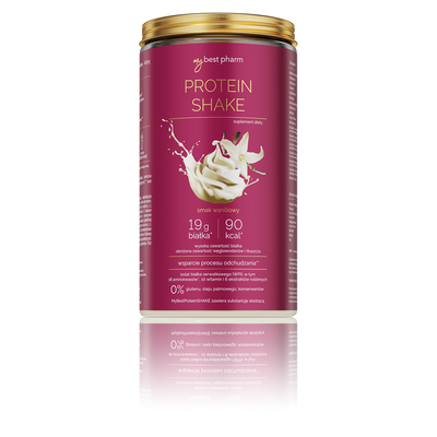 MyBestPharm Protein Shake Suplement Diety Smak Waniliowy 450g