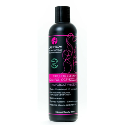 LASH BROW Trychologiczny Szampon Oczyszczający 250ml
