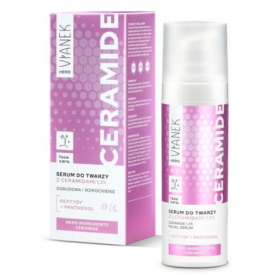 Vianek Hero Serum do Twarzy z Ceramidami 1,3% Odbudowa i Wzmocnienie 30ml