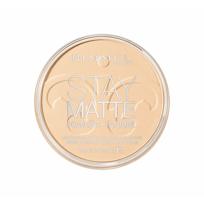 Rimmel Stay Matte Pressed Powder Matujący Puder 001 Transparent