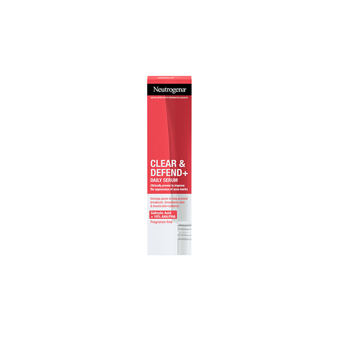 Neutrogena Clear &amp; Defend+ Serum do Twarzy na Niedoskonałości 30ml