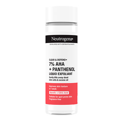 Neutrogena Clear &amp; Defend+ Złuszczający Tonik do Twarzy 125ml