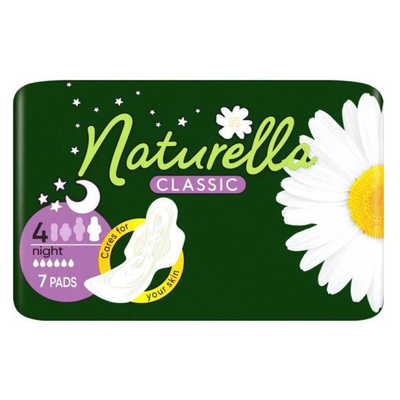 Naturella Classic Night Podpaski Higieniczne 7 Sztuk