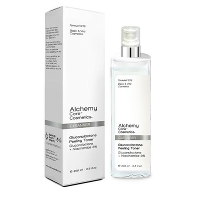 Alchemy Care Cosmetics Gluconolactone Peeling Toner Złuszczający Tonik do Twarzy 200ml