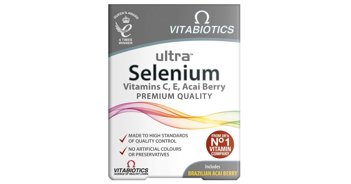 Vitabiotics Ultra Selenium Suplement Diety 30 Tabletek - sklep Cocolita