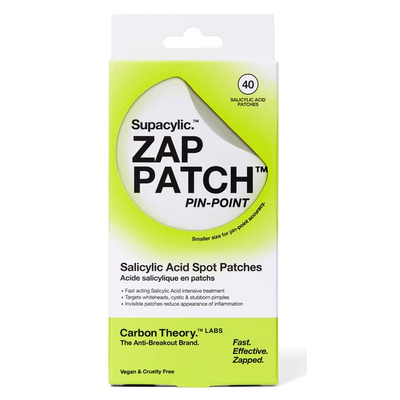 Carbon Theory Supacylic Zap Patch Pin-Point Plastry na Wypryski 40 Sztuk 12mm