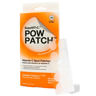 Carbon Theory SupaVIT-C Pow Patch Plastry na Wypryski 20 Sztuk 15mm