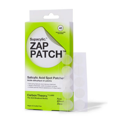 Carbon Theory Supacylic Zap Patch Plastry na Wypryski 40 Sztuk 15mm