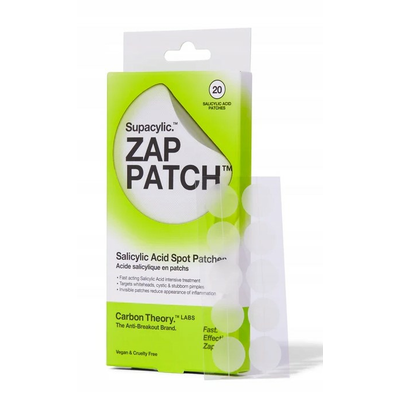 Carbon Theory Supacylic Zap Patch Plastry na Wypryski 20 Sztuk 15mm