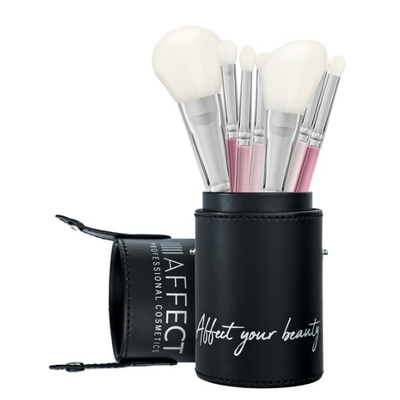 Affect Your Beauty Zestaw 7 Pędzli do Makijażu z Tubą