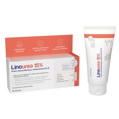 Linourea 15% Krem Mocznikowy z Witaminami A i E 50g