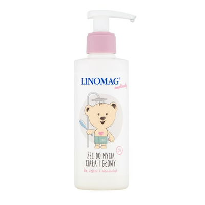 Linomag Żel do Mycia Ciała i Głowy dla Dzieci i Niemowląt 200ml
