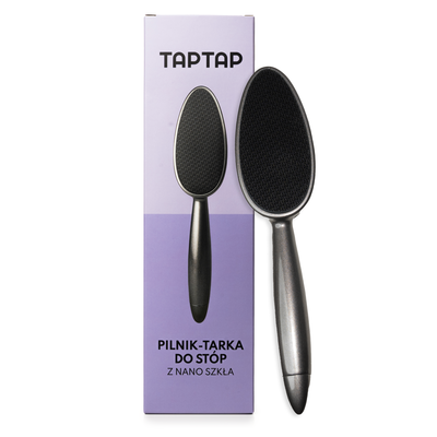 TAPTAP Pilnik-Tarka do Stóp z Nano Szkła Czarny