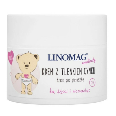 Linomag Krem pod Pieluszkę z Tlenkiem Cynku dla Dzieci i Niemowląt 50ml