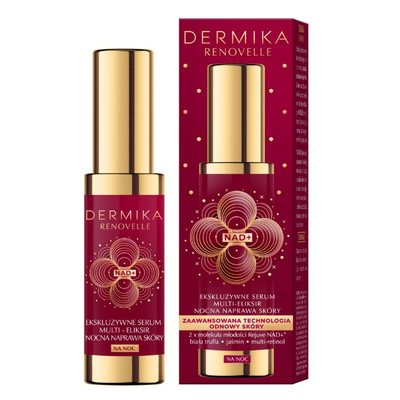 DERMIKA Renovelle Ekskluzywne Serum Multi-Eliksir Nocna Naprawa Skóry 50ml