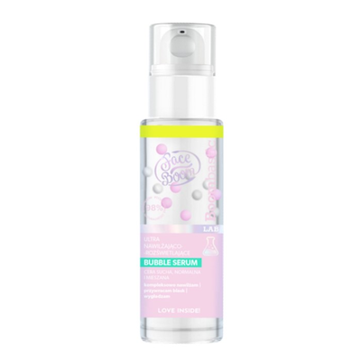 Сыворотка для лица Faceboom Boombastic Bubble Serum ультраувлажняющая, для сияния, для сухой и нормальной кожи, 30 мл