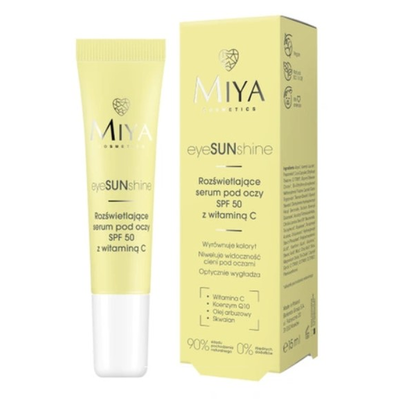 MIYA eyeSUNshine Rozświetlające Serum pod Oczy SPF50 z Witaminą C 15ml