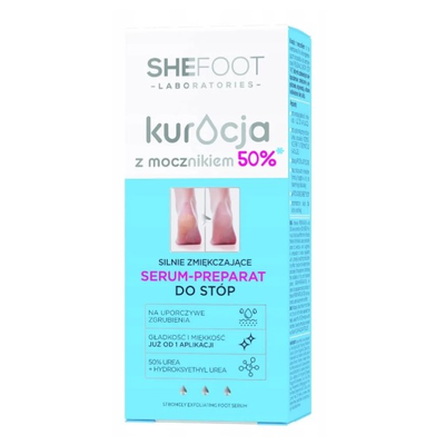 SHEFOOT Silnie Zmiękczające Serum-Preparat do Stóp 50ml