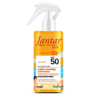 Farmona Jantar Sun Bursztynowa Lekka Emulsja Ochronna SPF50 150ml