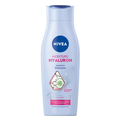 NIVEA Moisture Hyaluron Nawilżający Szampon do Włosów z Kwasem Hialuronowym 400ml