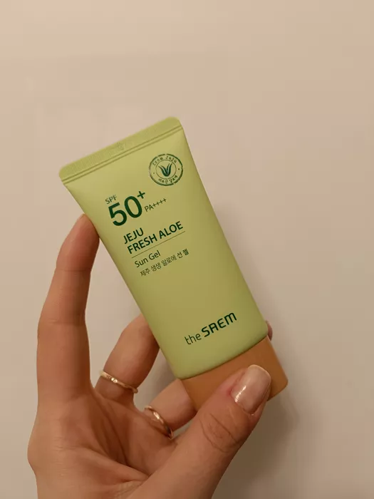 The Saem Krem SPF 50+ PA++++ Jeju Fresh Aloe - sklep Cocolita