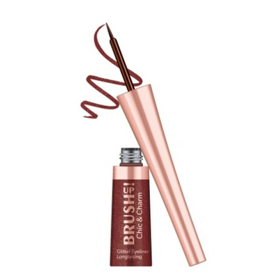 Brush Up! Chic &amp; Charm Eyeliner Brokatowy 02 Brown
