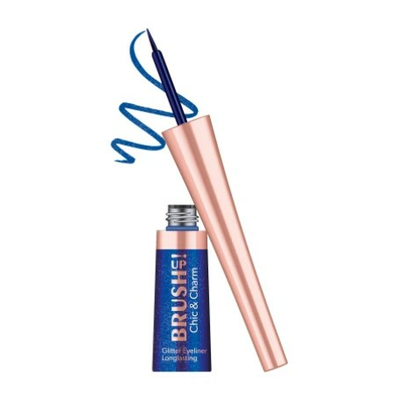 Brush Up! Chic &amp; Charm Eyeliner Brokatowy 01 Blue