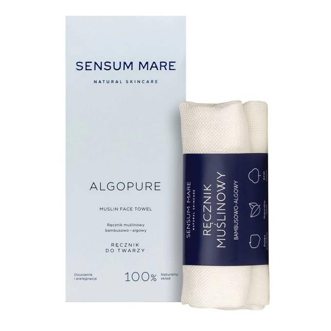 Sensum Mare Algopure Ręcznik Muślinowy Bambusowo-Algowy